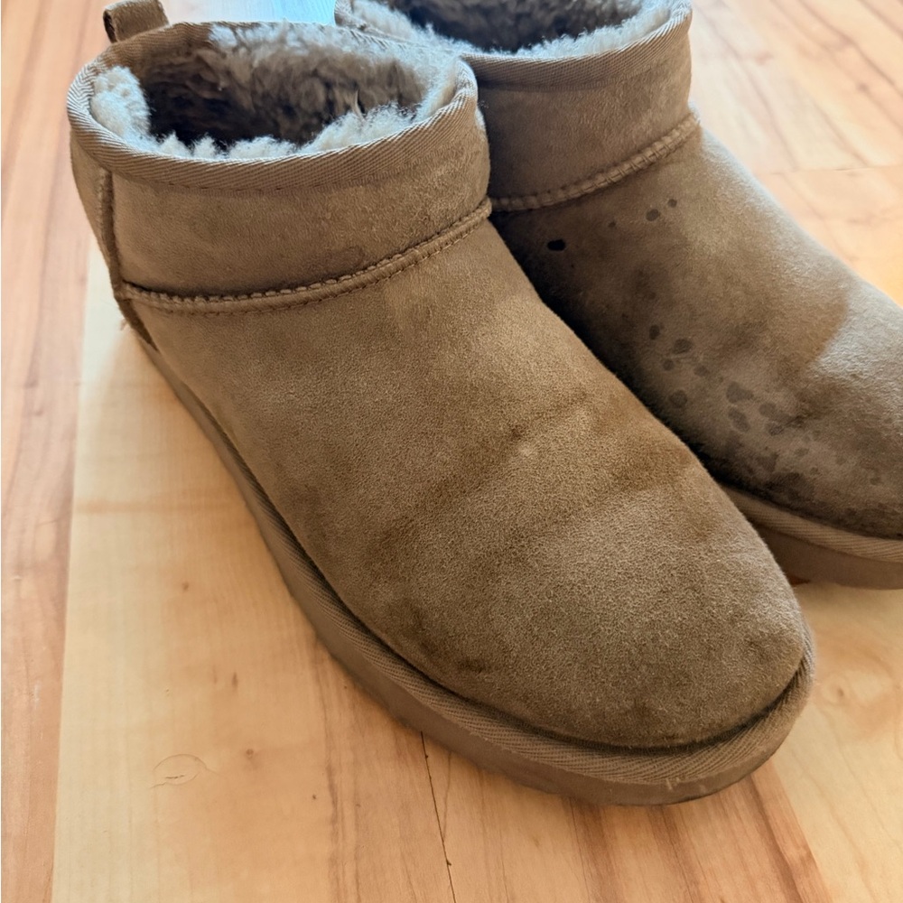UGG Tan Ankle Boots